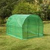 Gardenised Green Outdoor Portable Garden Plant Walk-In Greenhouse and Garden Hot House Waterproof QI004526